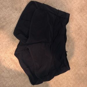 lululemon speed black shorts